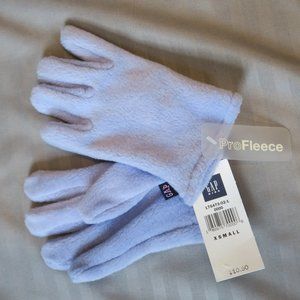 GAP KIDS Girls Periwinkle Purple Adorable Fleece Fall/Winter Gloves, Size XS (4)
